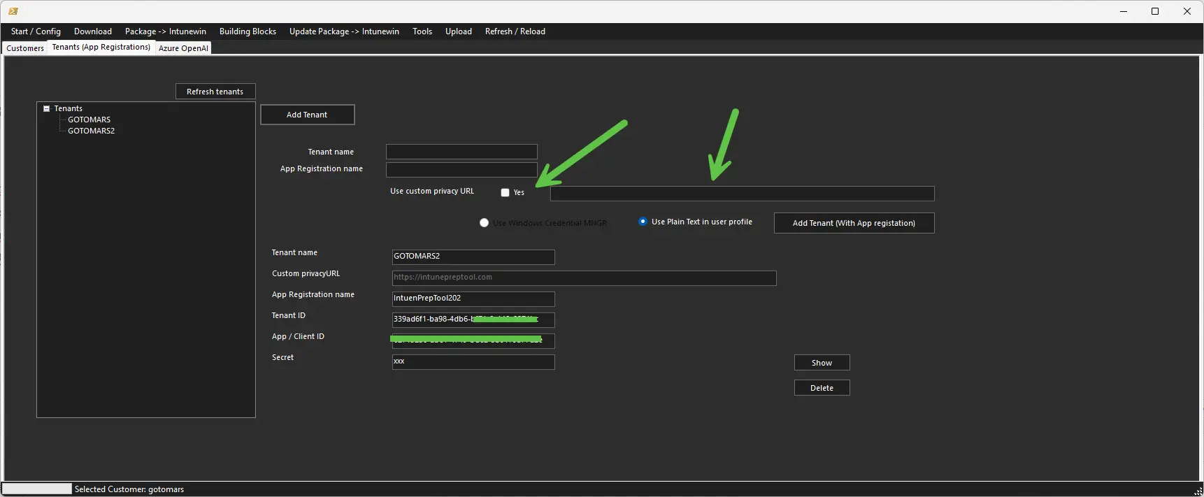 IntunePrepTool PrivacyURL